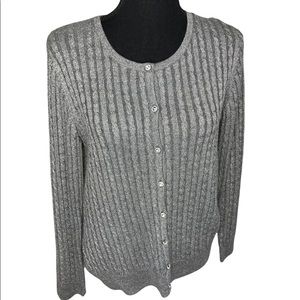 New York & Company Glitter Cardigan